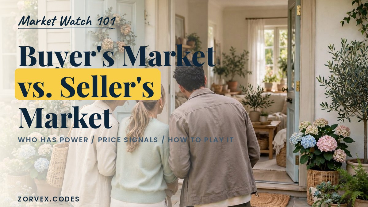 Buyer's Market vs. Seller's Market