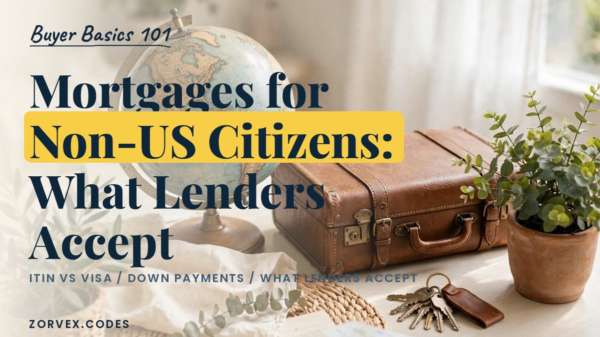 Mortgages for Non-US Citizens: What Lenders Accept